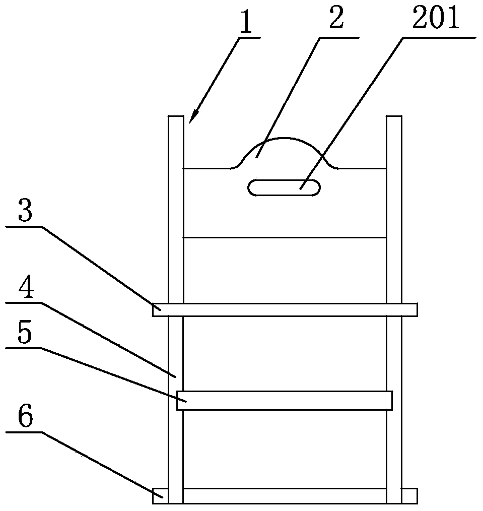 Turnable chair structure with climbing frame function