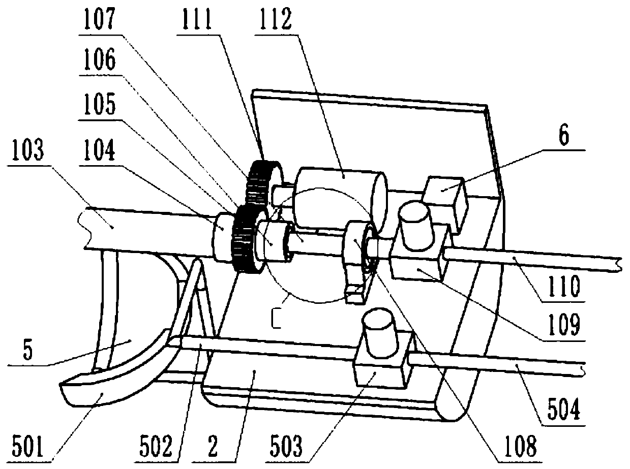 Pipeline cleaning robot