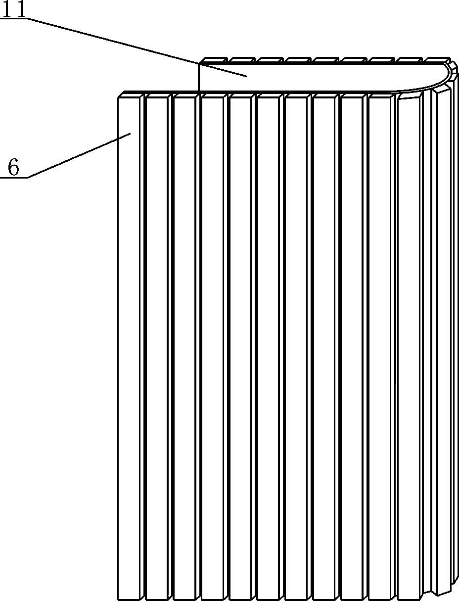 Telescopic calligraphy displaying box for teaching