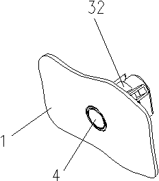 A vehicle radar mounting bracket and an automobile using the bracket