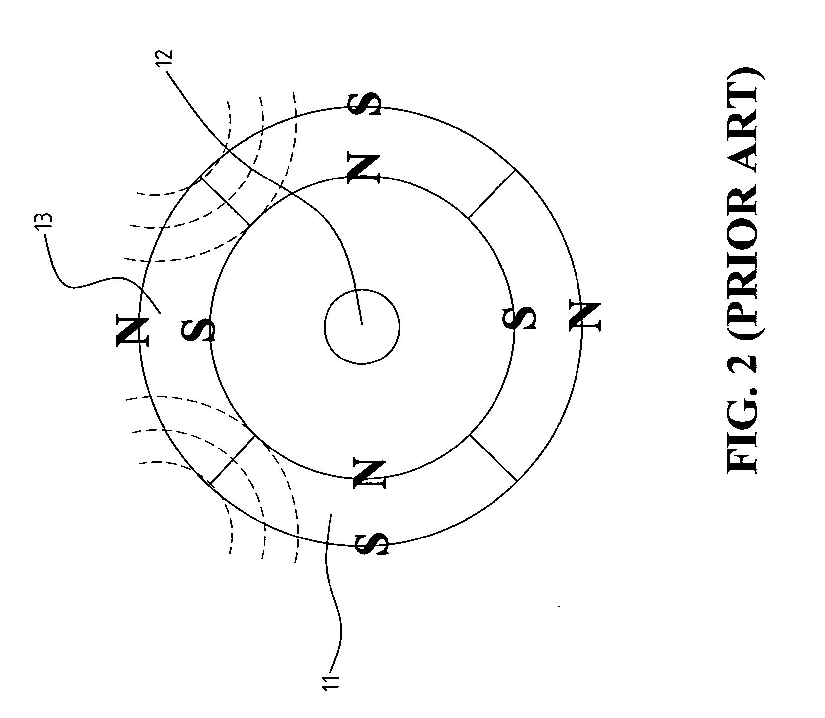 Longitudinally-fluted multi-pole permanent-magnet rotor