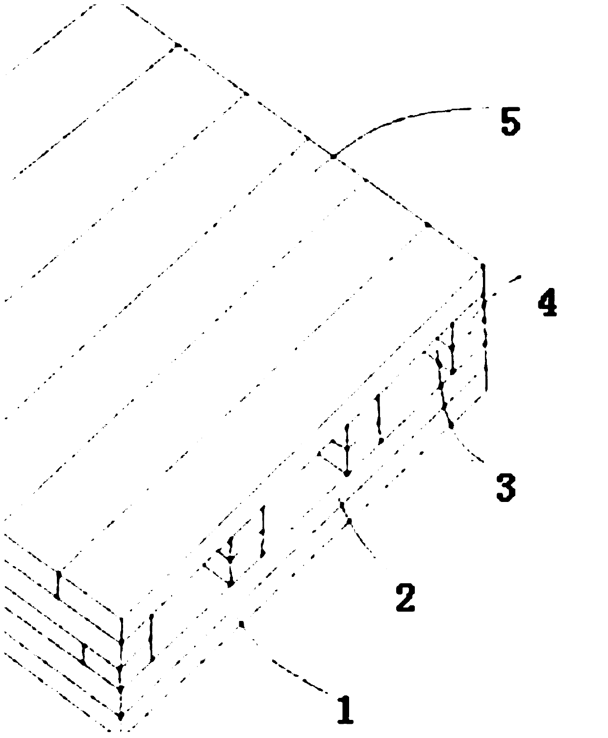 Floor structure of indoor sport basketball court