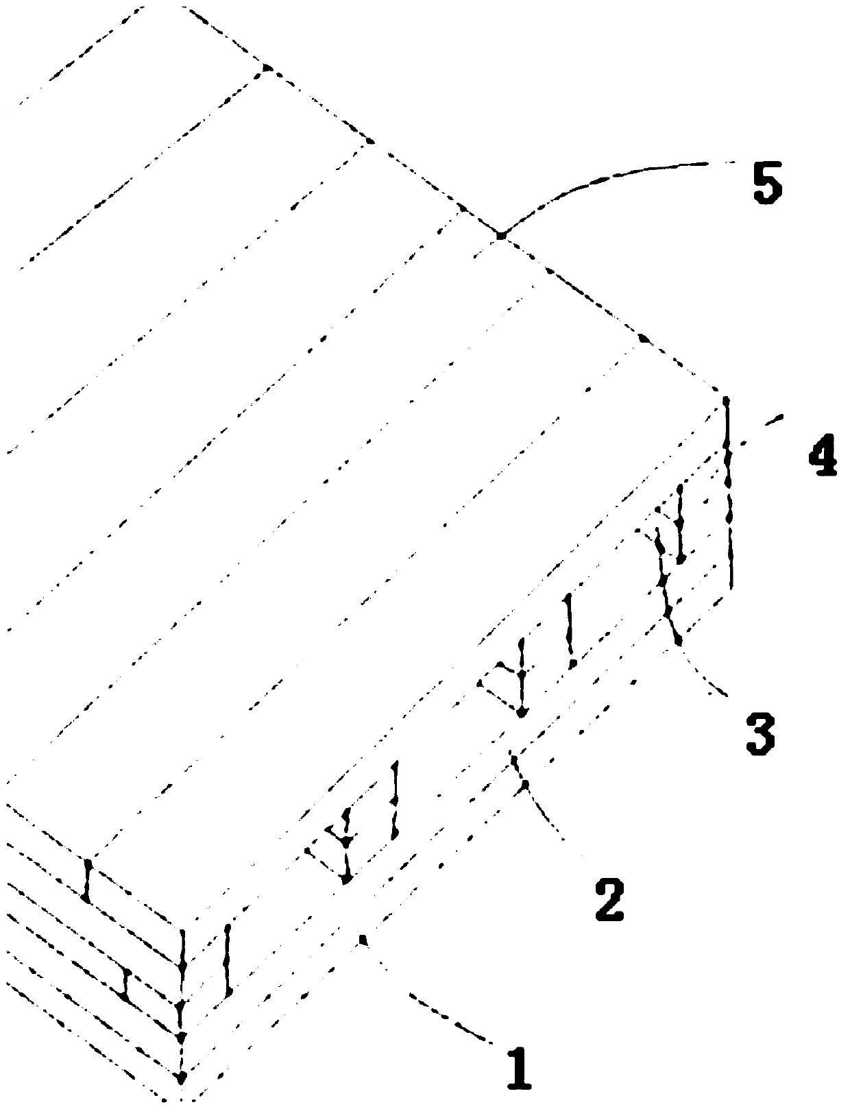 Floor structure of indoor sport basketball court