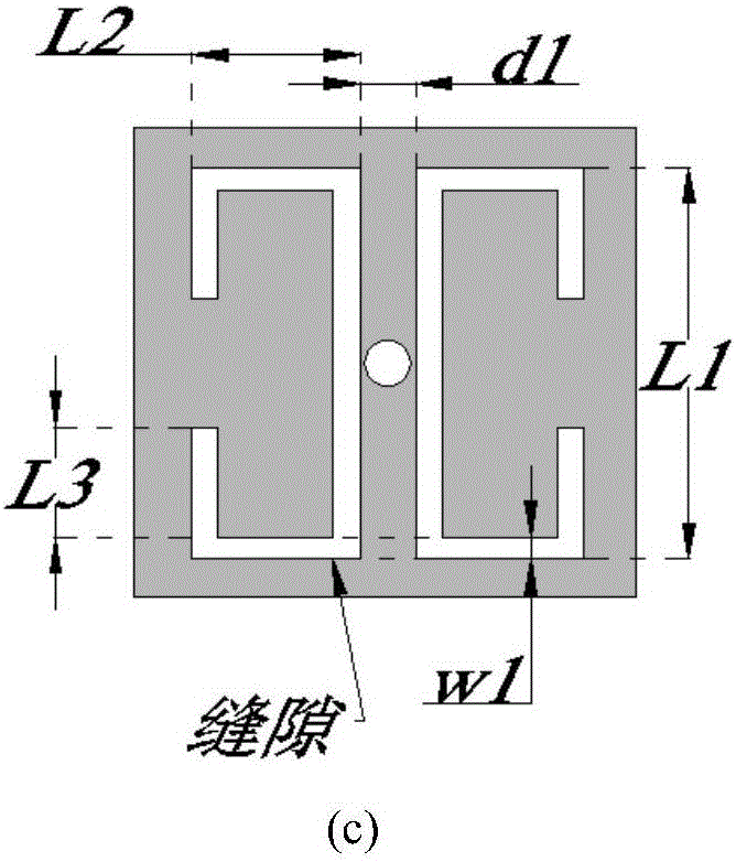 Slot structured artificial electromagnetic soft surface and construction method thereof