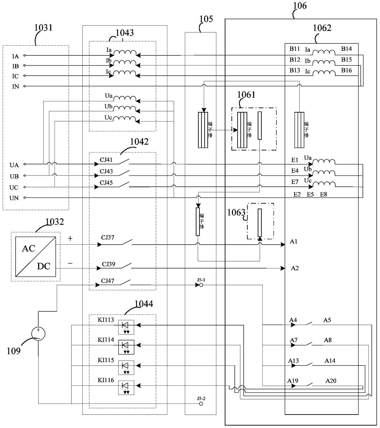 System and method for testing sensitive components of overcurrent protection and voltage monitoring device