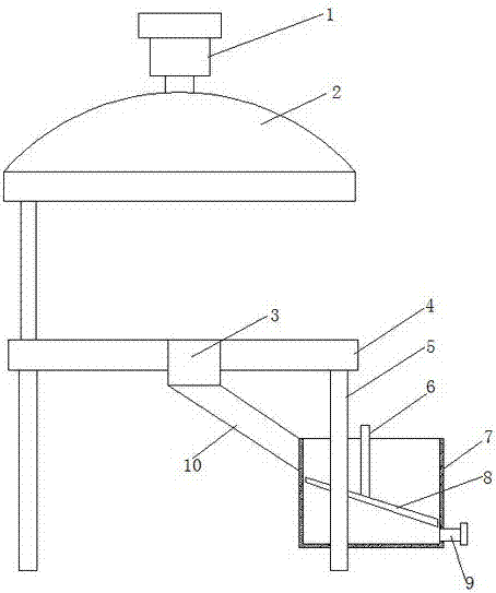 Chip sucking and impurity removing device for timber processing