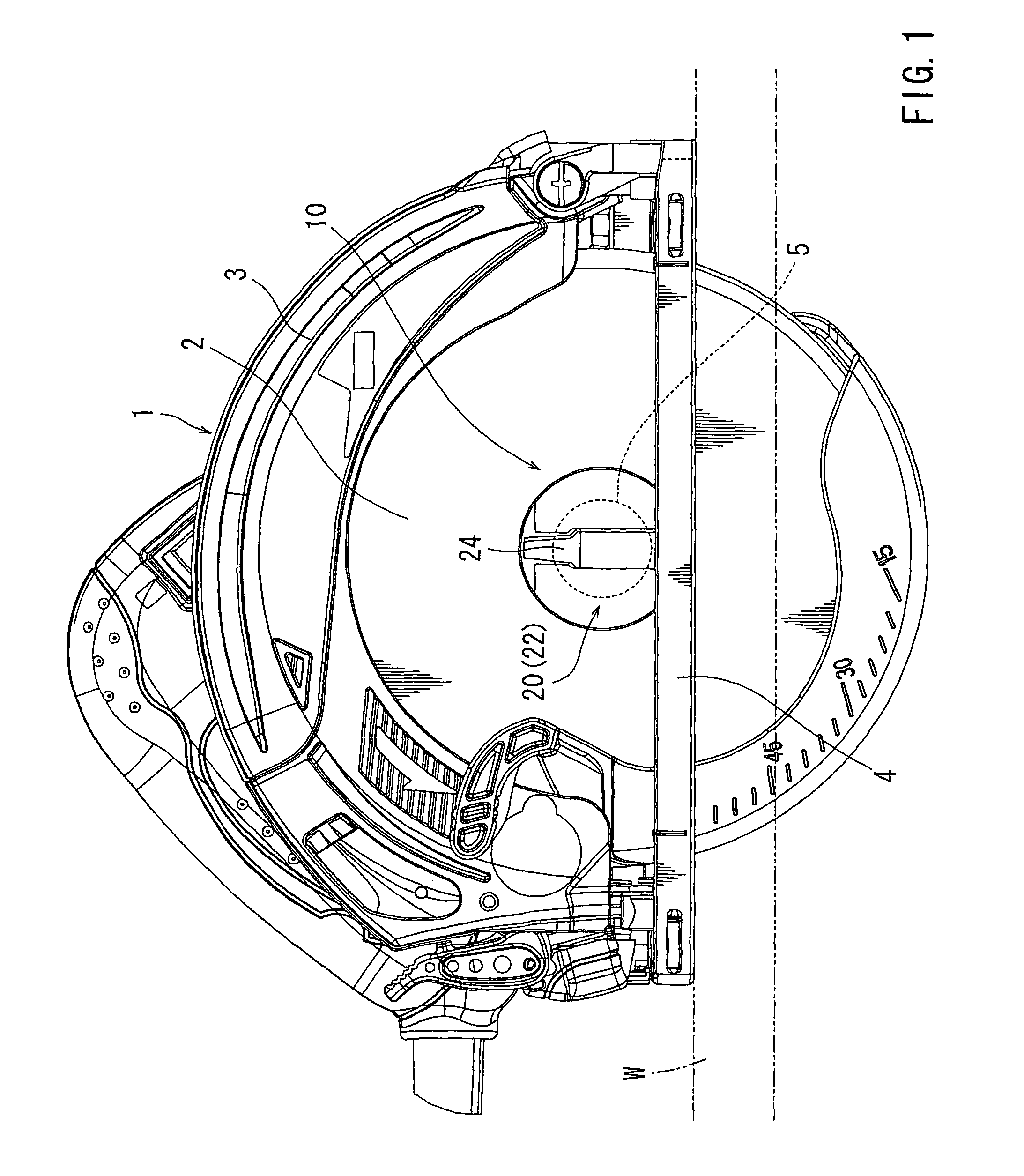 Fixing device for rotary blade