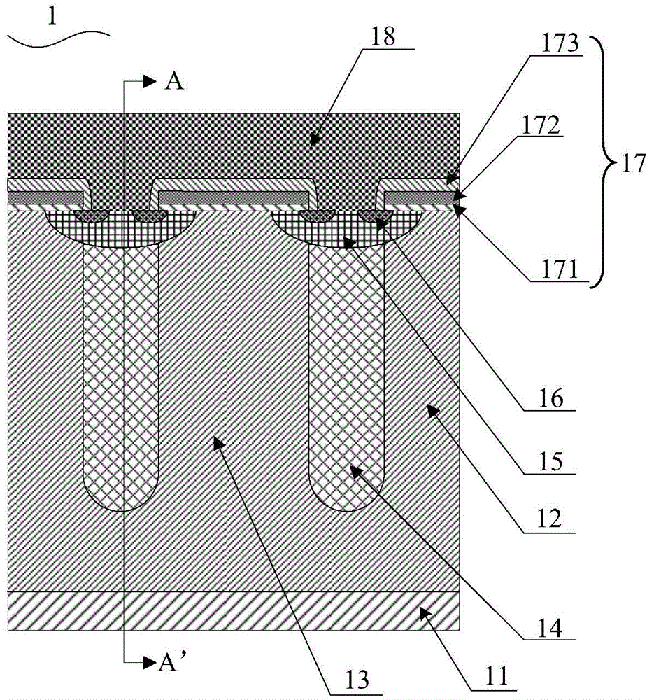 Semiconductor device with super-junction structure and preparation method thereof