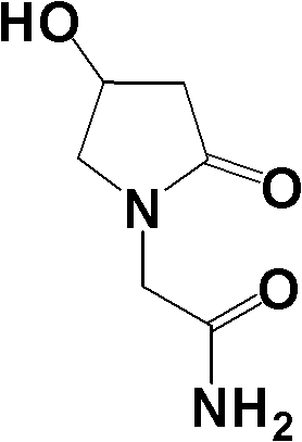Method for refining oxiracetam