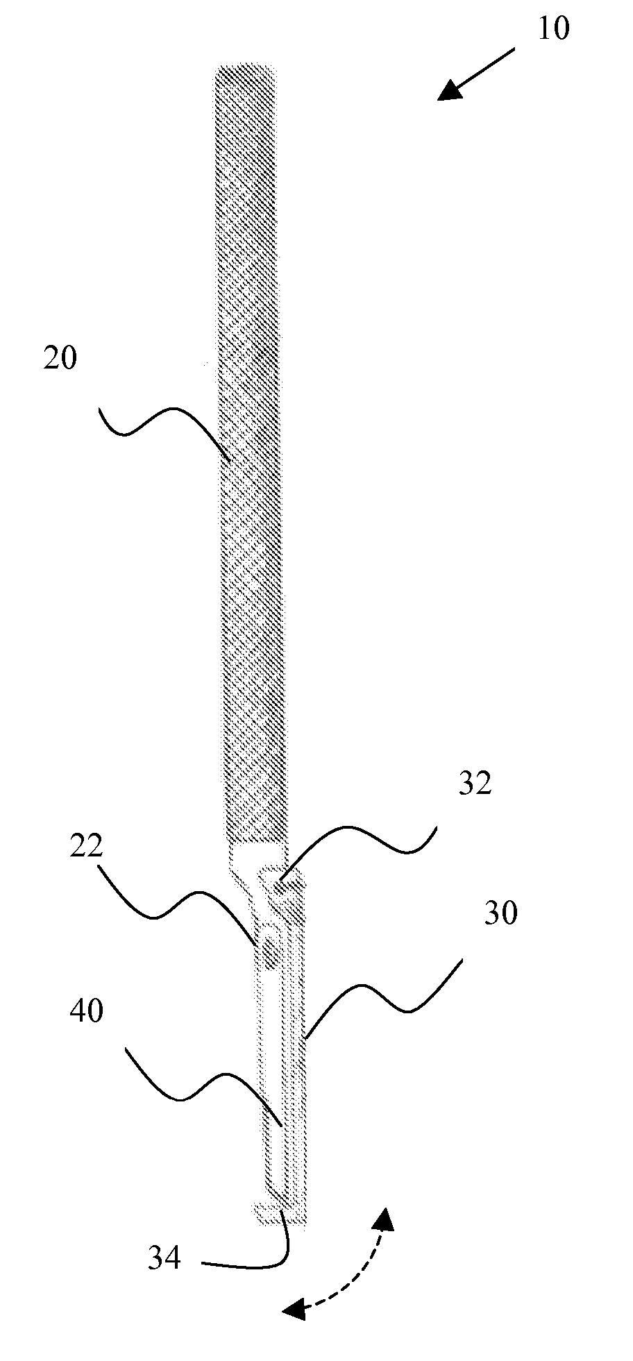 Dural Knife with Foot Plate