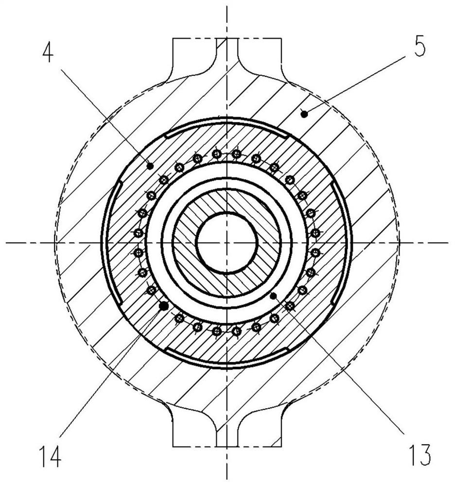 Hollow rolling driving mechanism for low-temperature environment