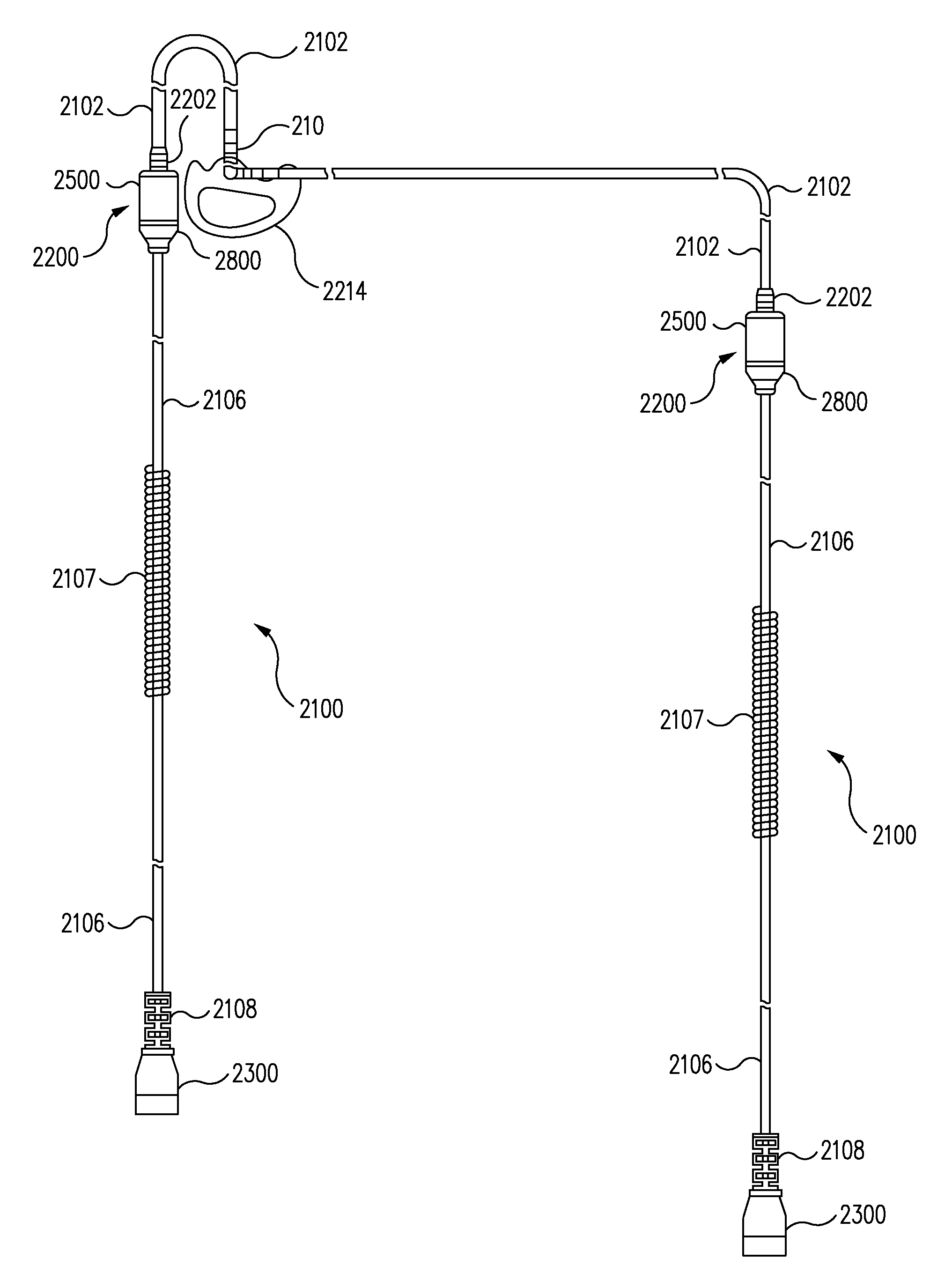 Cable assembly with earpiece