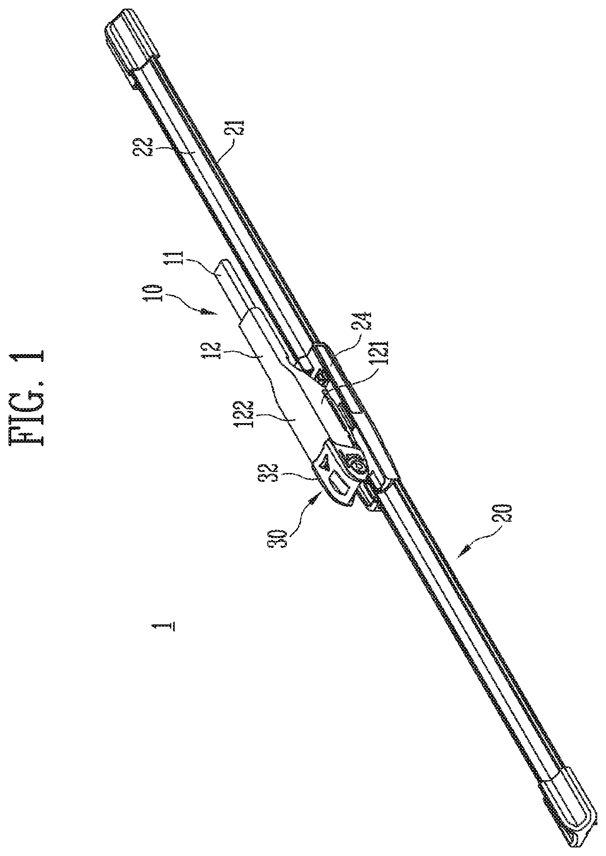 Wiper blade assembling adapter, wiper blade assembly, and wiper apparatus