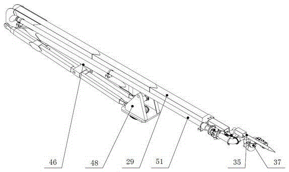 Elevated fire engine getting-on structure having puncture function