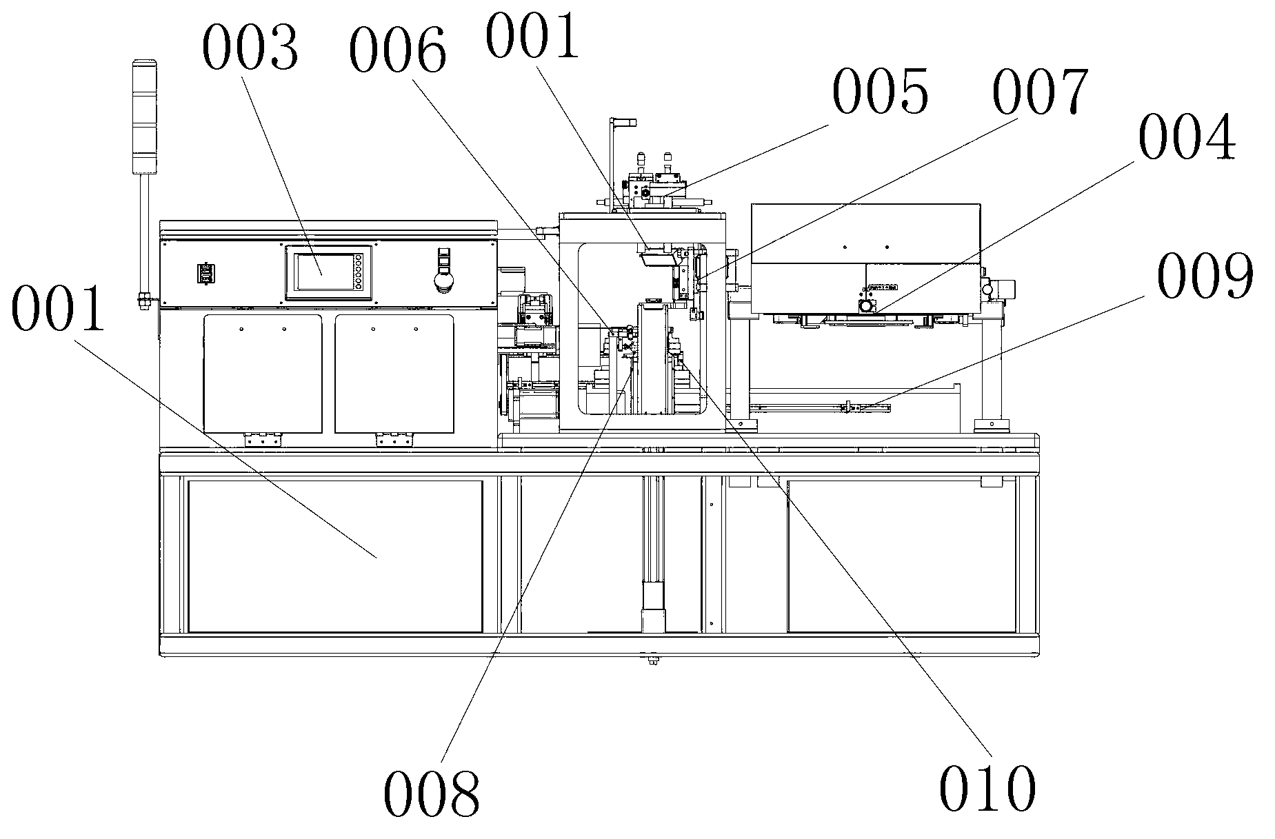 Silk-screen printing machine based on CCD (charge coupled device) automatic alignment printing system