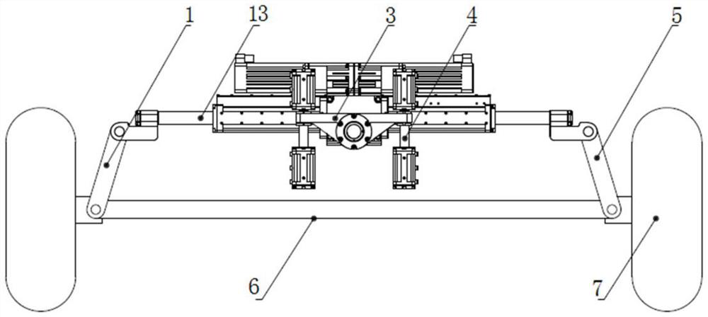 Vehicle steer-by-wire system based on planetary roller screw pair