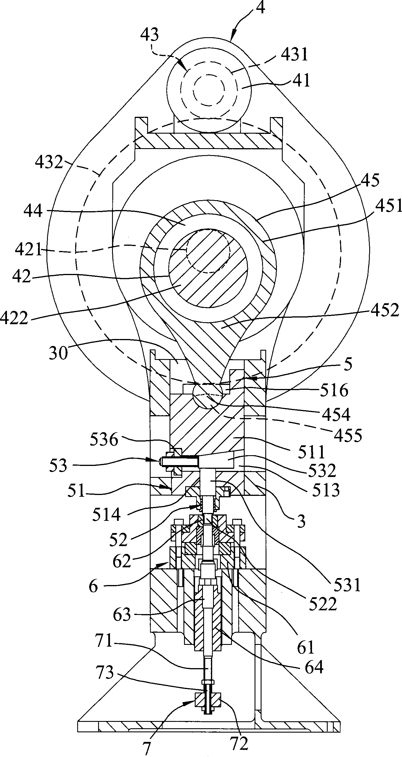 Vertical type forging machine