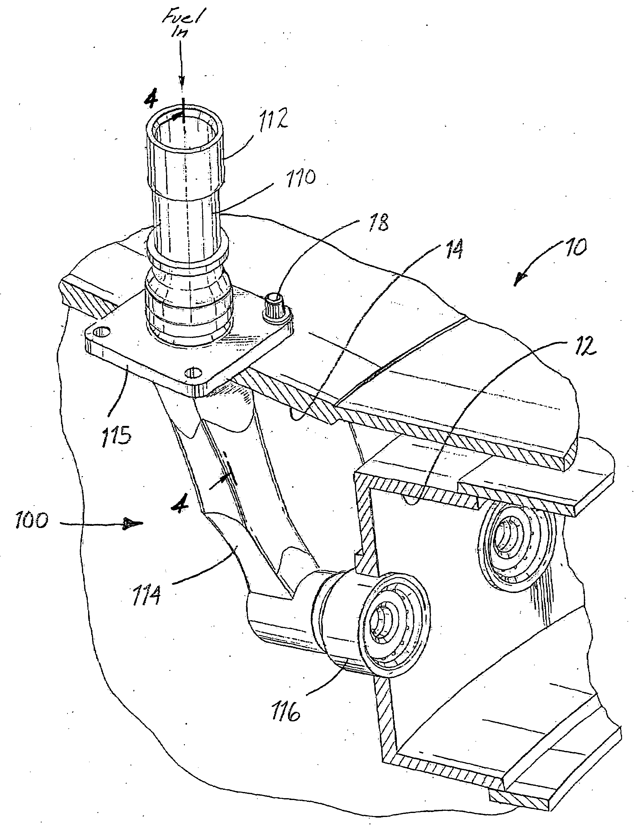 Dynamic sealing assembly to accommodate differential thermal growth of fuel injector components
