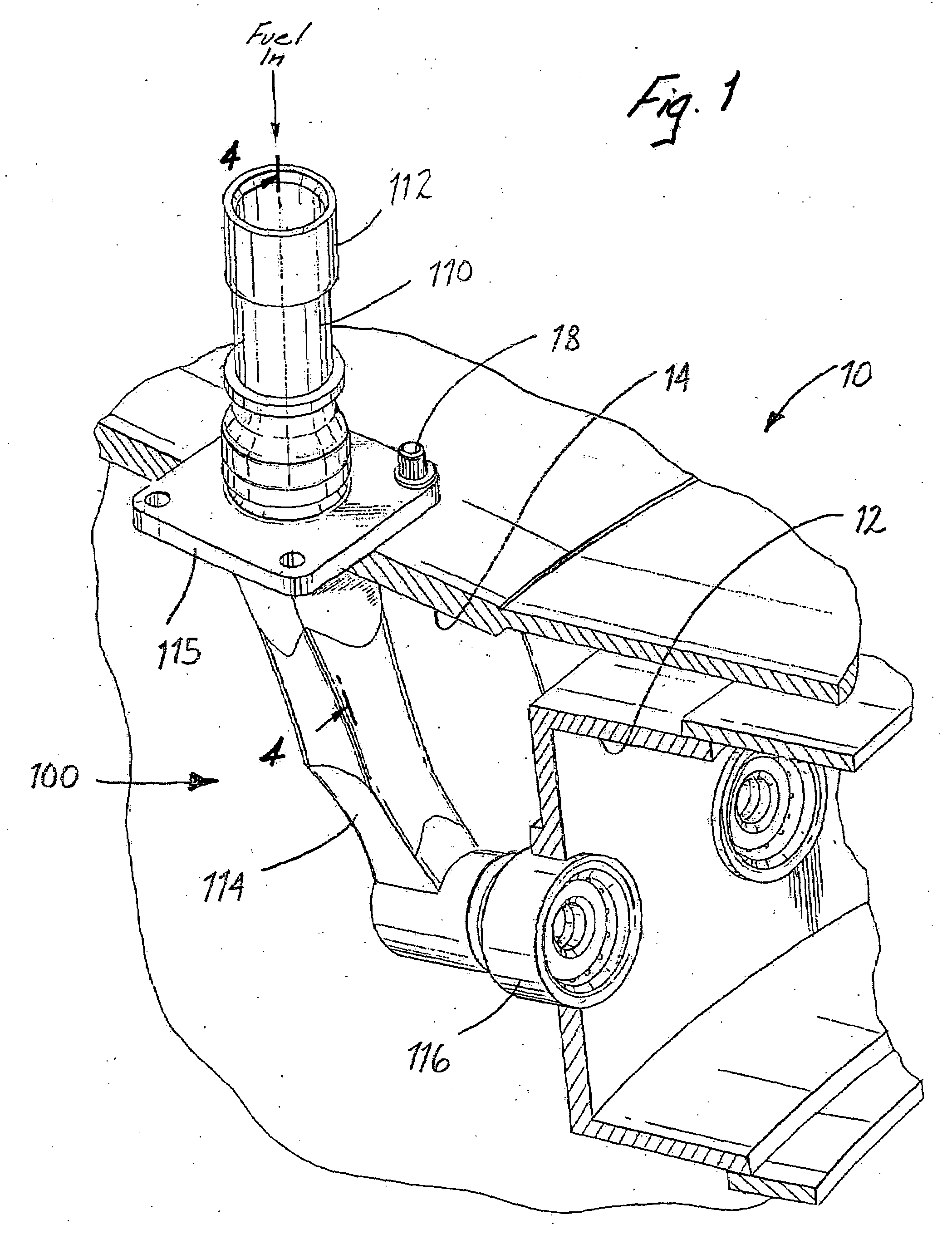 Dynamic sealing assembly to accommodate differential thermal growth of fuel injector components