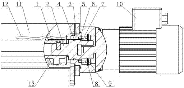 A screw conveyor sealing device