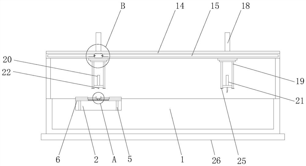 Automatic bolt feeding device of automatic welding production line