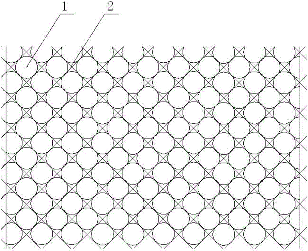 Ribbed steel bar welded mesh