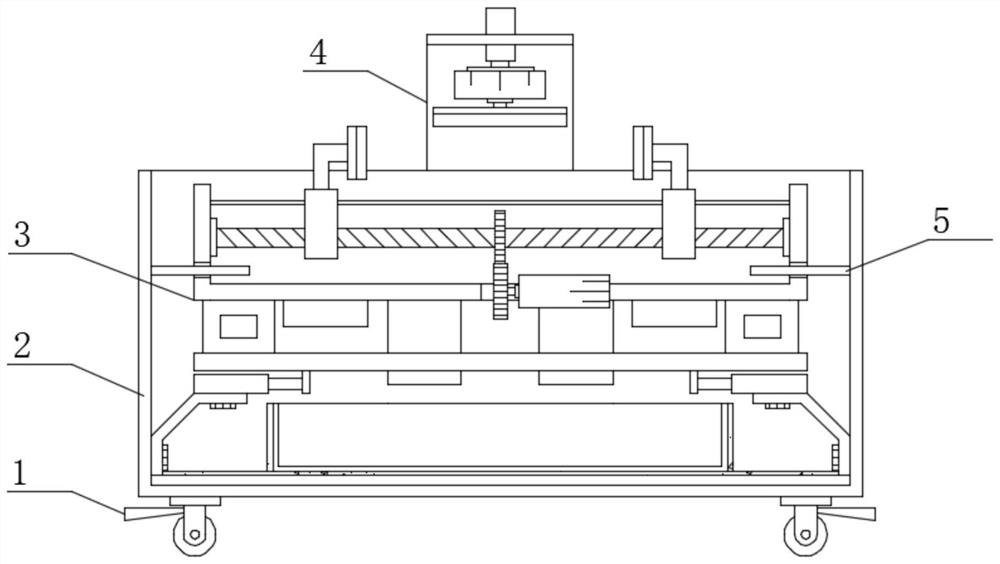 Grinding device for metal surface treatment