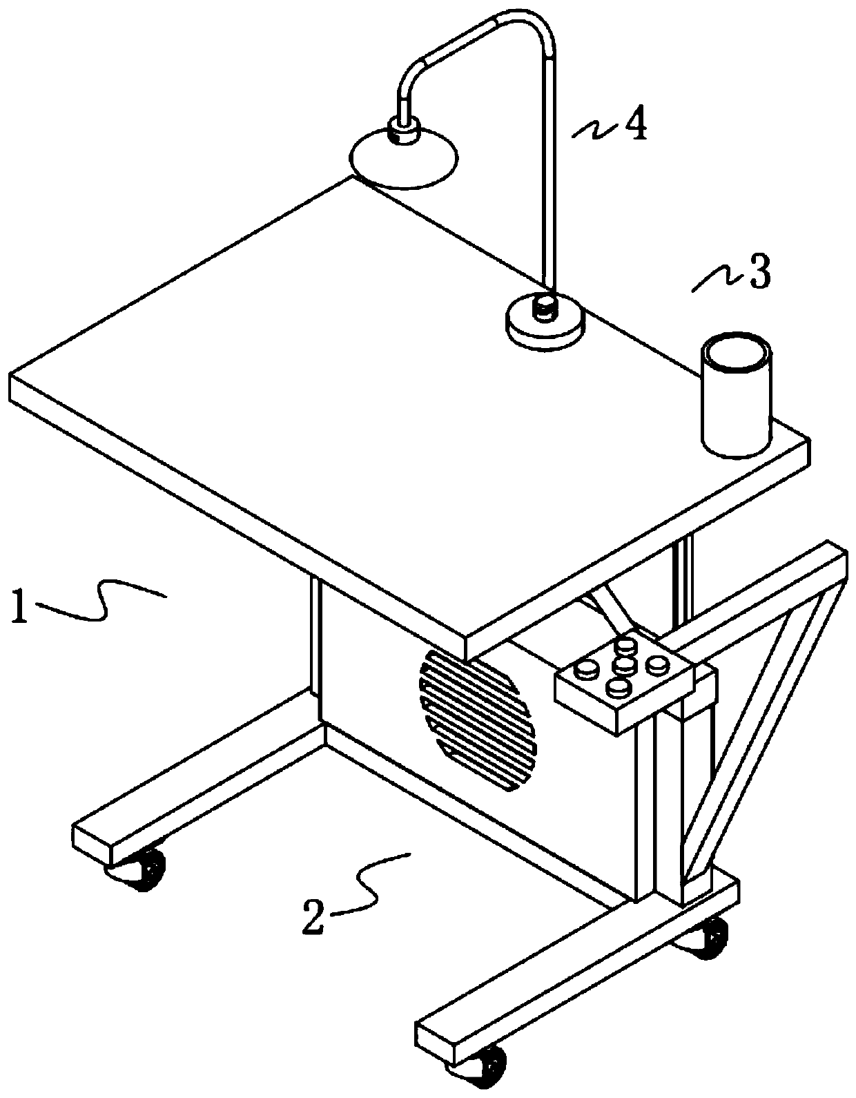 Drawing board frame for drawing urban planning design drawing and using method thereof