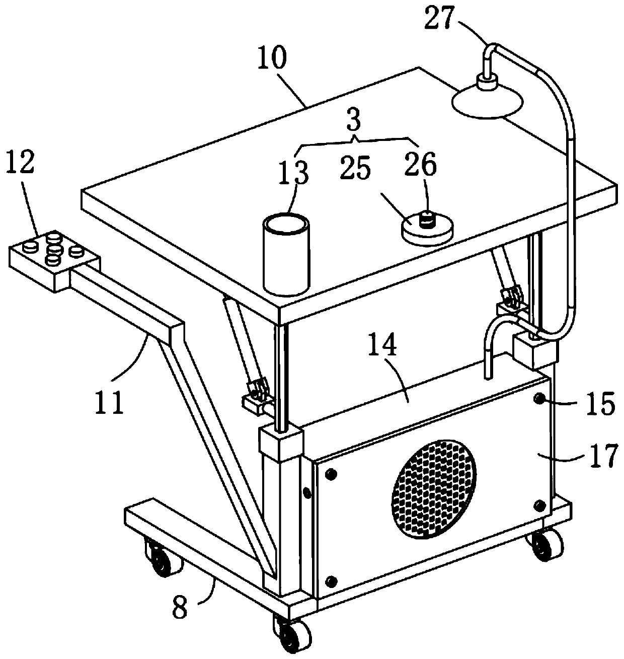 Drawing board frame for drawing urban planning design drawing and using method thereof