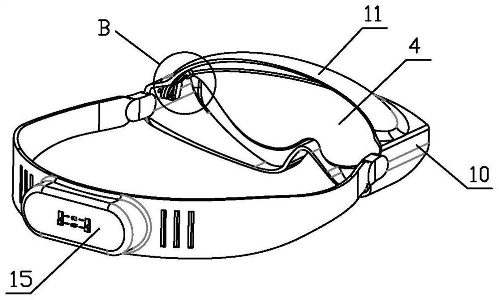 Diving goggles capable of enhancing visibility of underwater environment in real time
