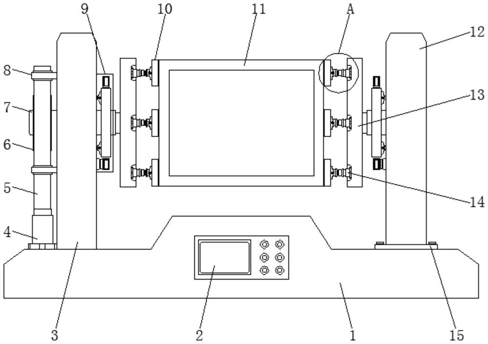 Turning device of die-casting machine for machining car rearview mirror bracket