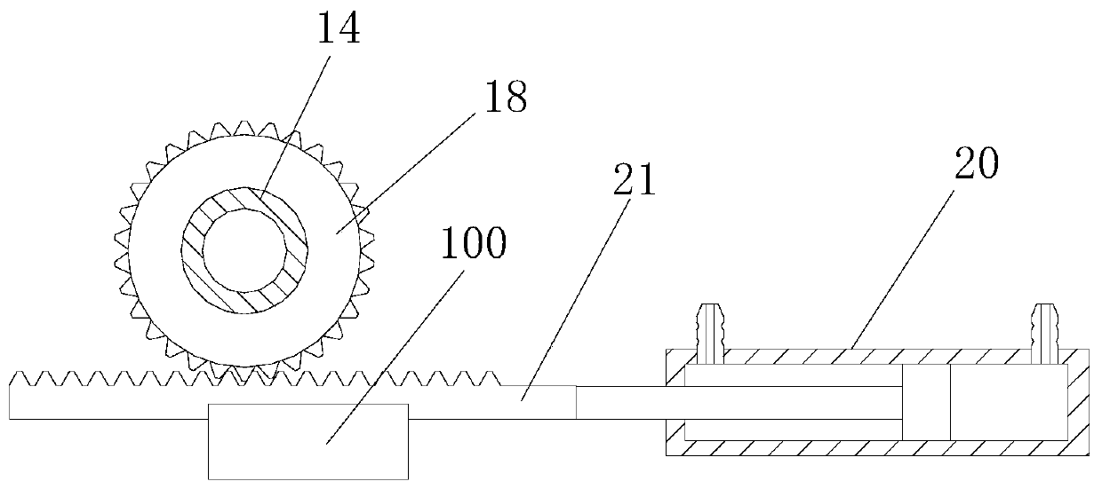 Cultured stone die cavity coloring and coating device and assembly line using cultured stone die cavity coloring coating device