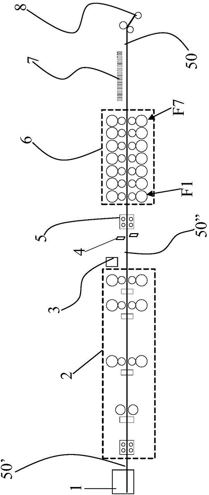 Method for identifying and monitoring slippage of engagement of strip head into frame during finish rolling of hot rolled strip