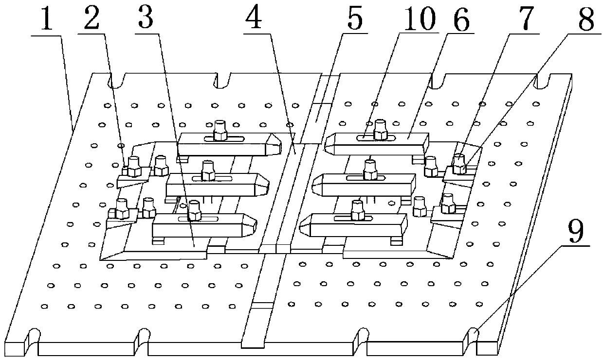 A lateral extrusion tooling for friction stir butt welding of plates