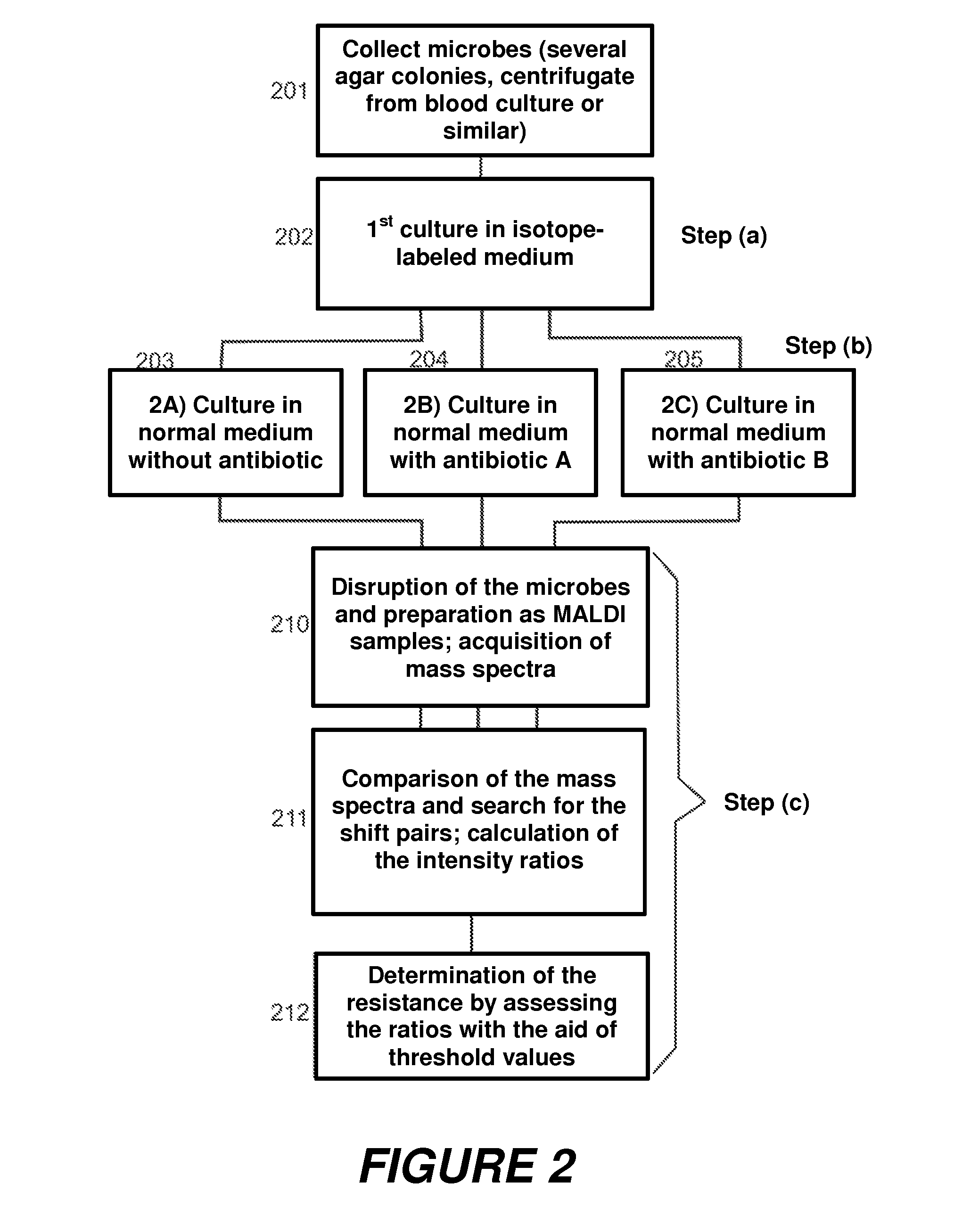 Mass spectrometric determination of microbial resistances