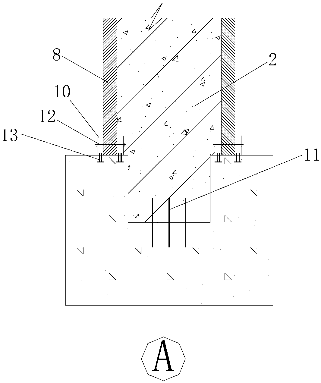 Structure and construction method of lightweight embankment structure and construction method of cast-in-place baffle plate foam concrete without conical slope of bridge head