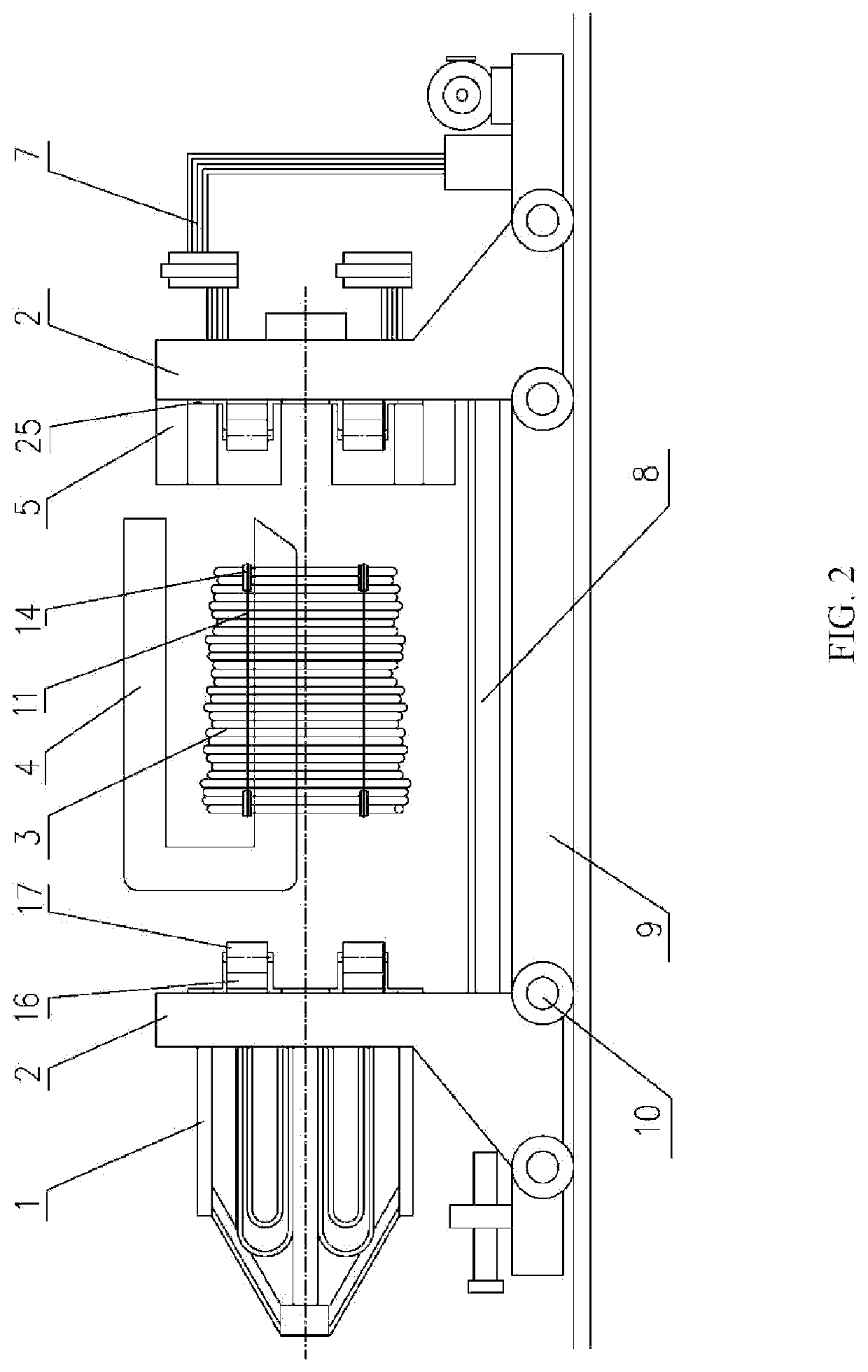 Gasket placement mechanism for high speed wire rod baling machine and gasket structure