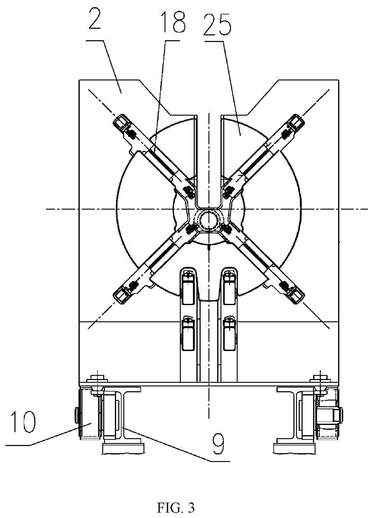 Gasket placement mechanism for high speed wire rod baling machine and gasket structure