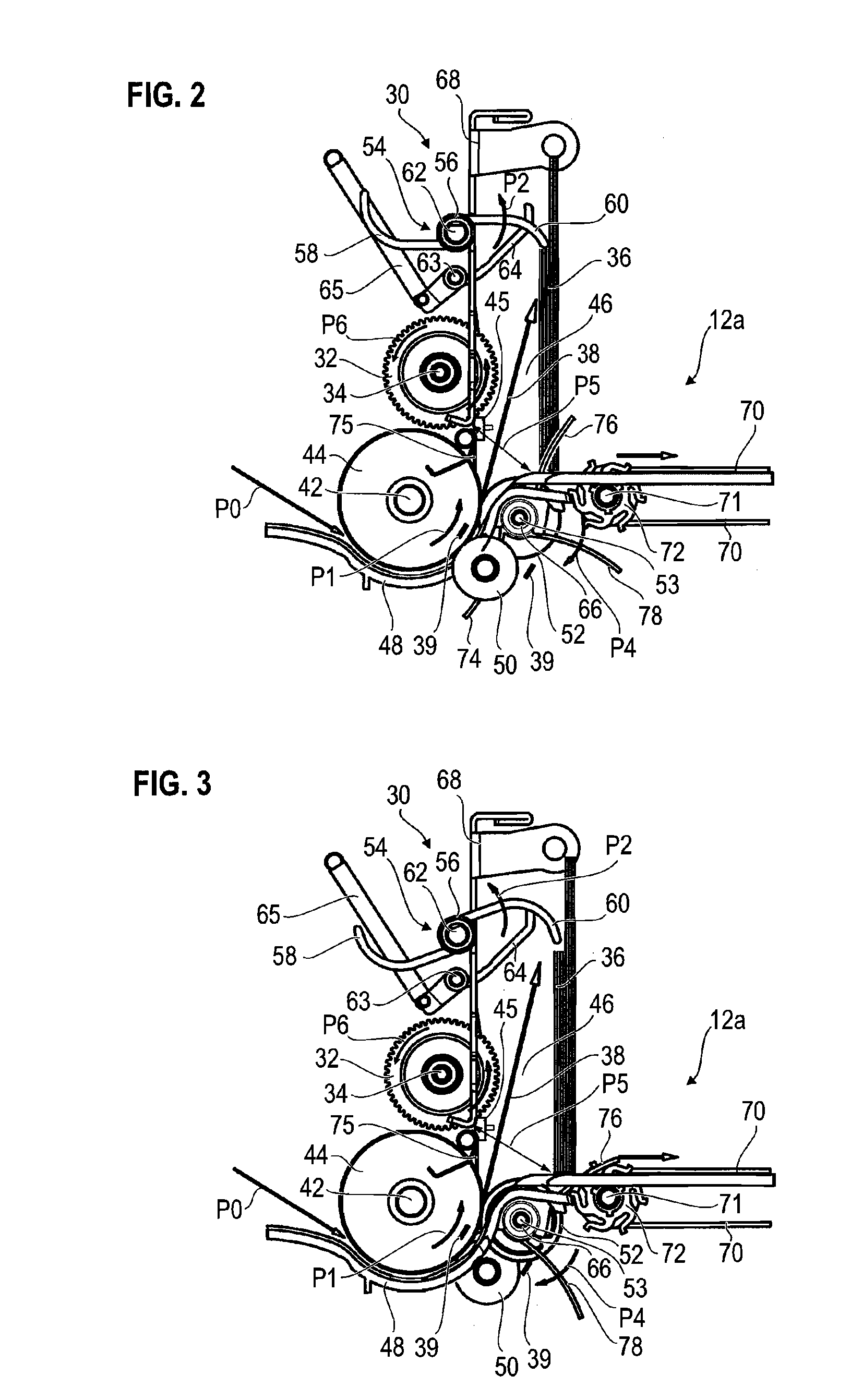 Device for handling single sheets, for introducing and distributing rectangular single sheets, especially bank notes, respectively into and out of a container
