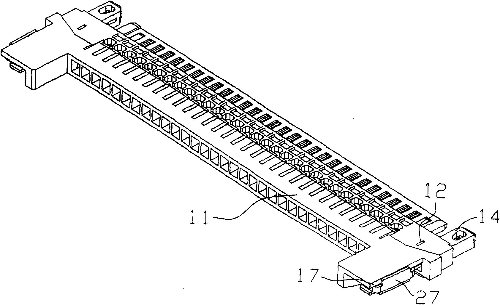 Electrical connector for preventing matching connector from shedding accidentally