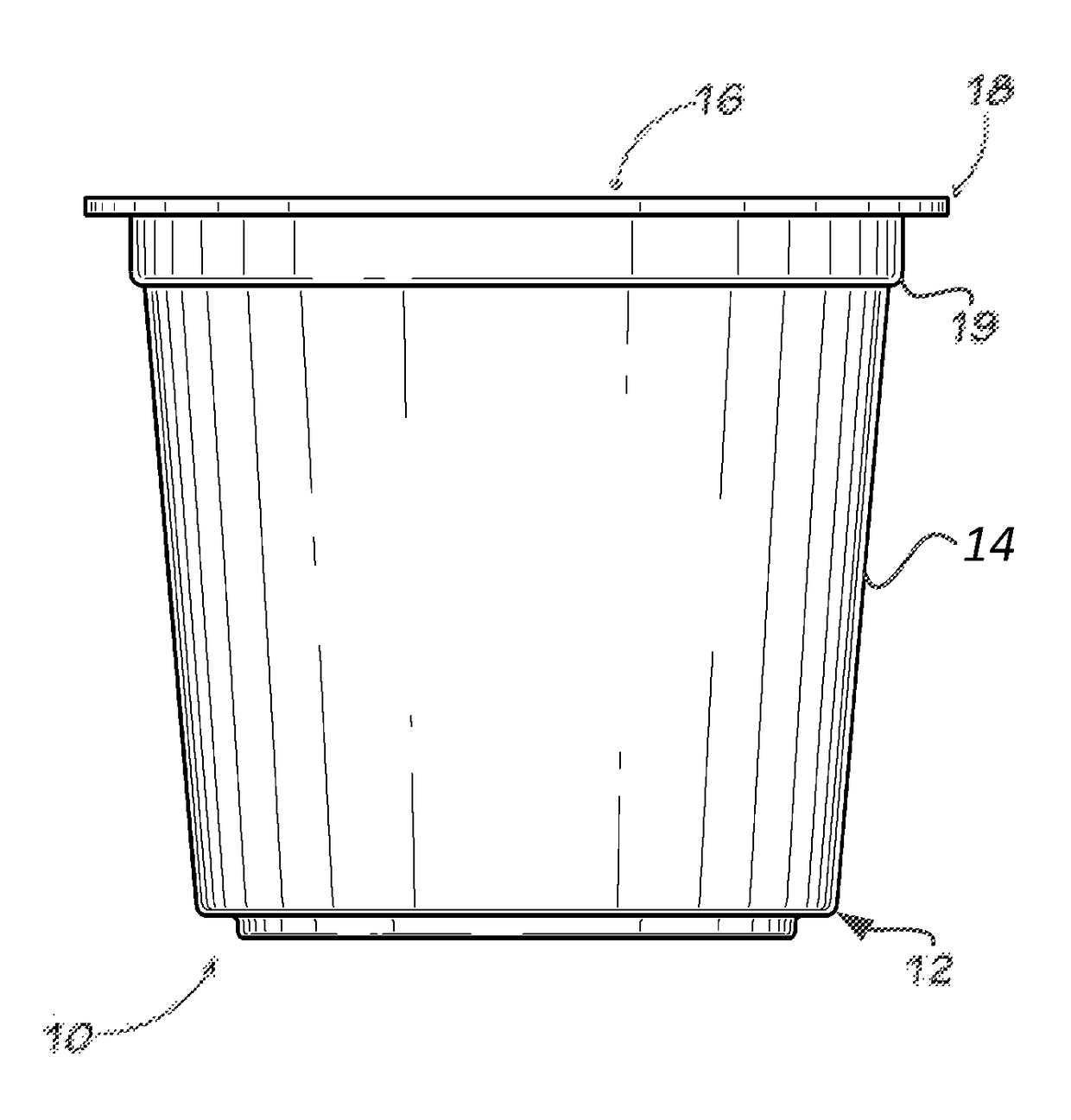 Containers and materials with improved punctureability