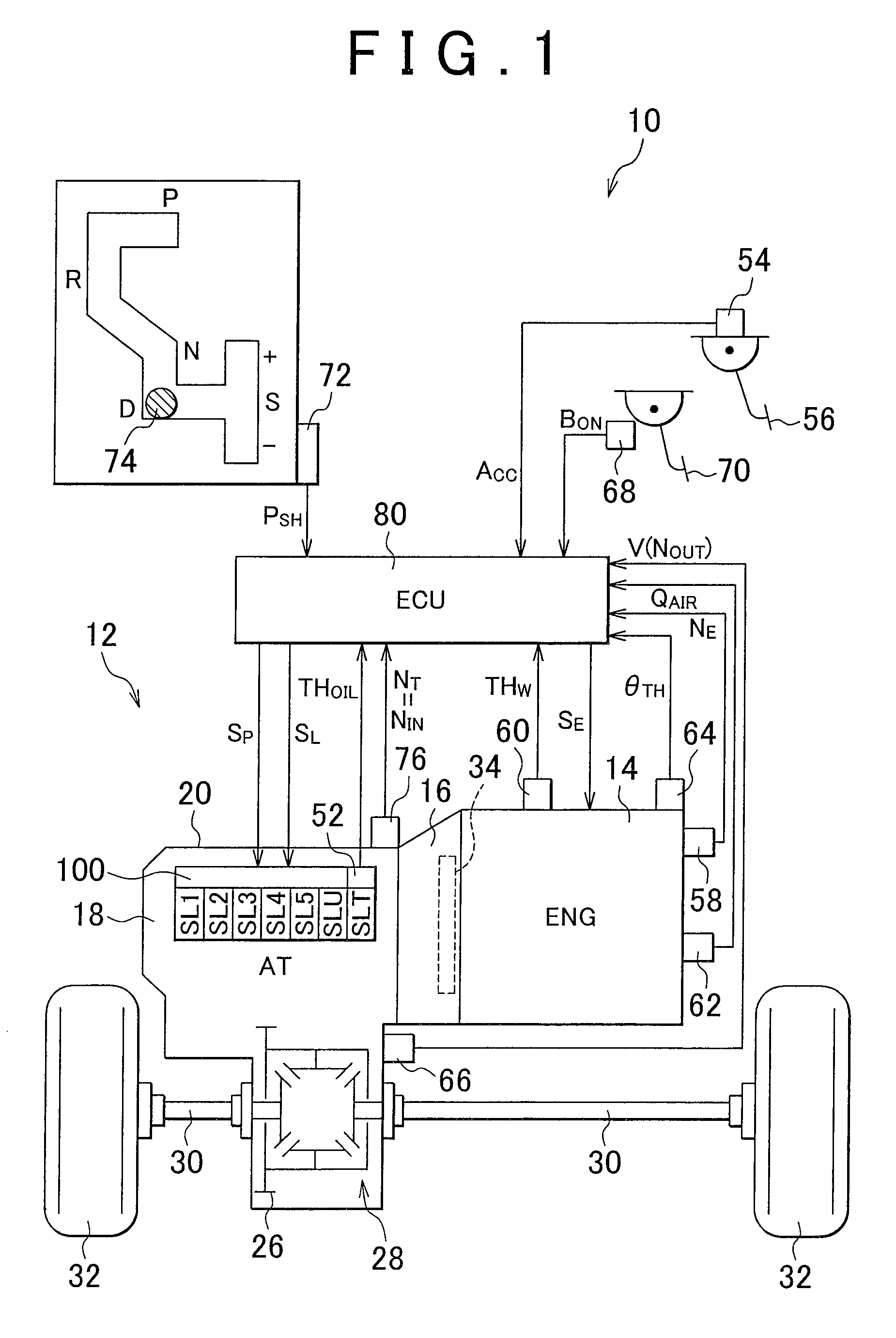 Control apparatus for vehicular power transmitting apparatus