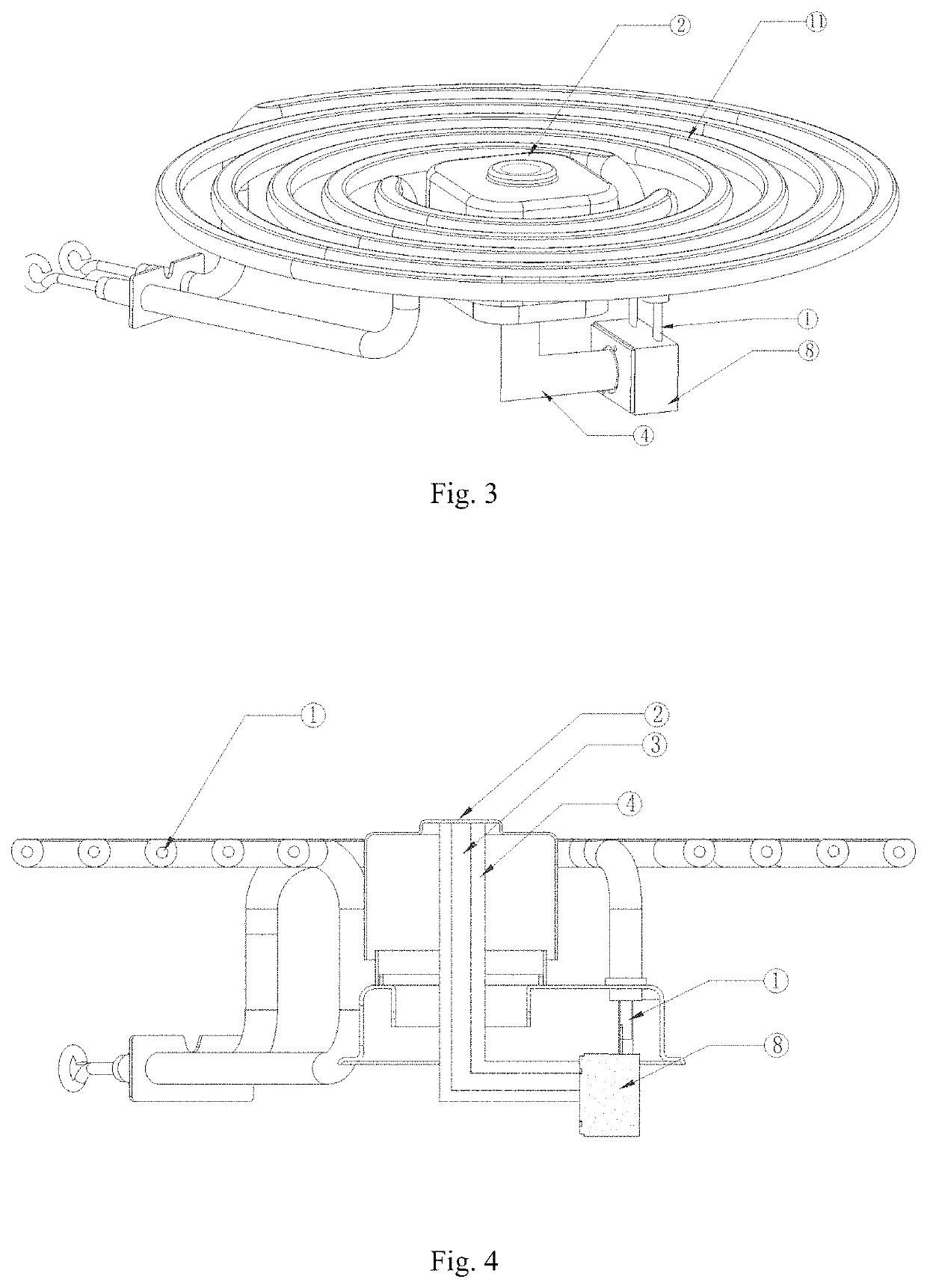 Heating plate with cooking oil ignition prevention for electric cooking apparatus