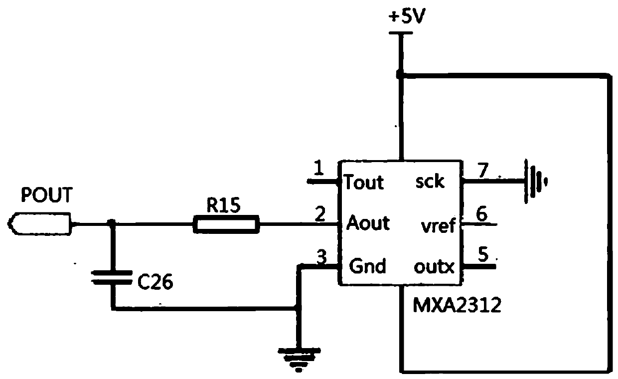 Silicon micromechanical gyroscope signal processing circuit