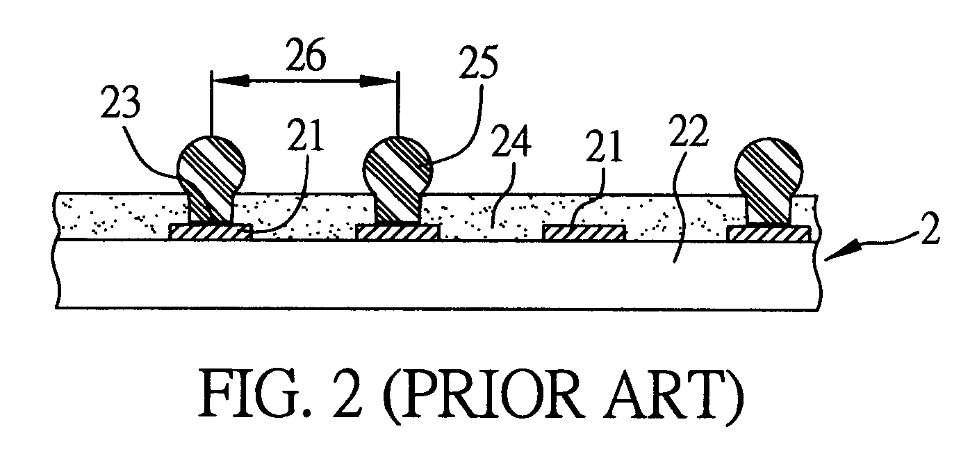 Substrate for pre-soldering material and fabrication method thereof