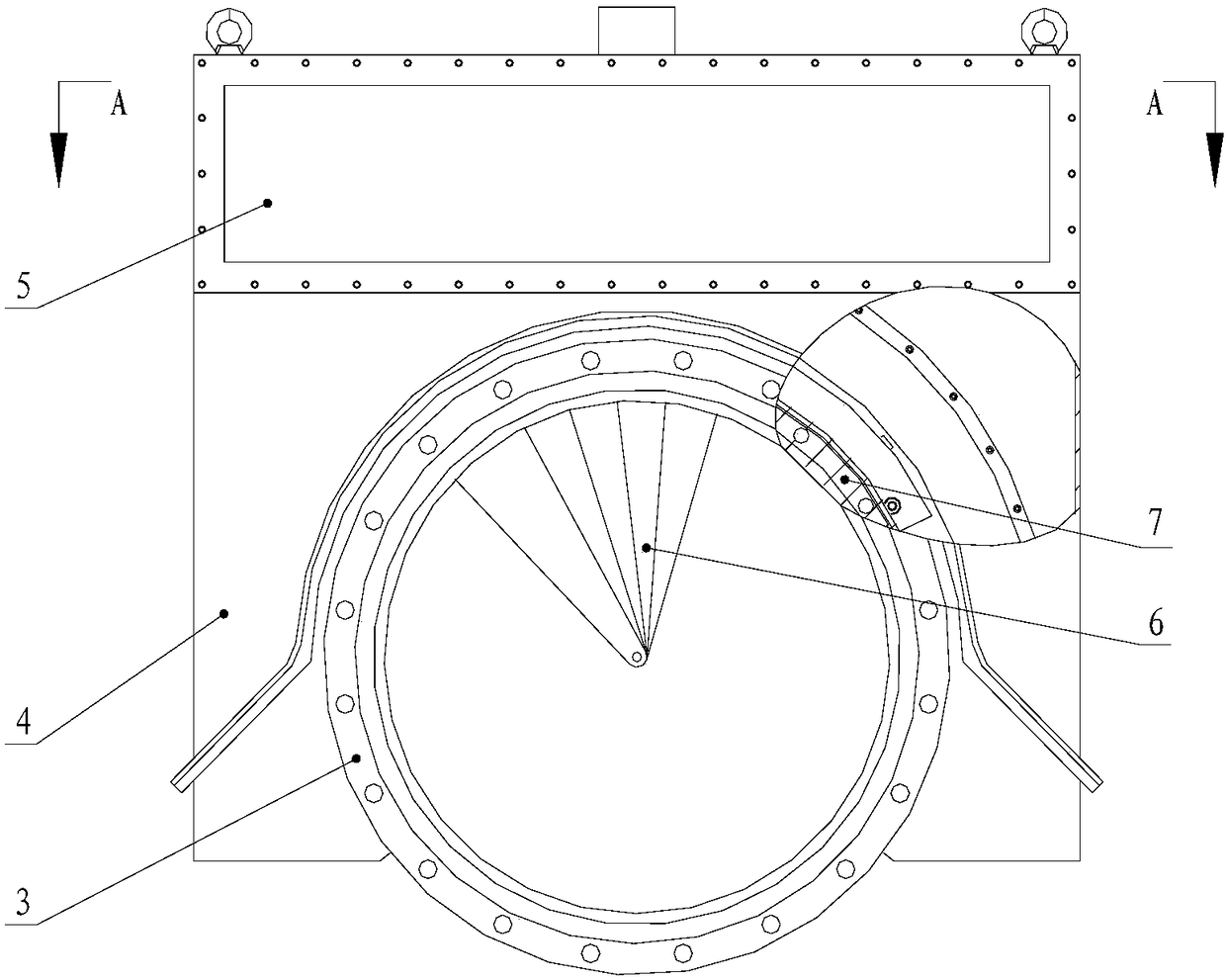 Distortion Simulator of Adjustable Sector Plate Flow Field