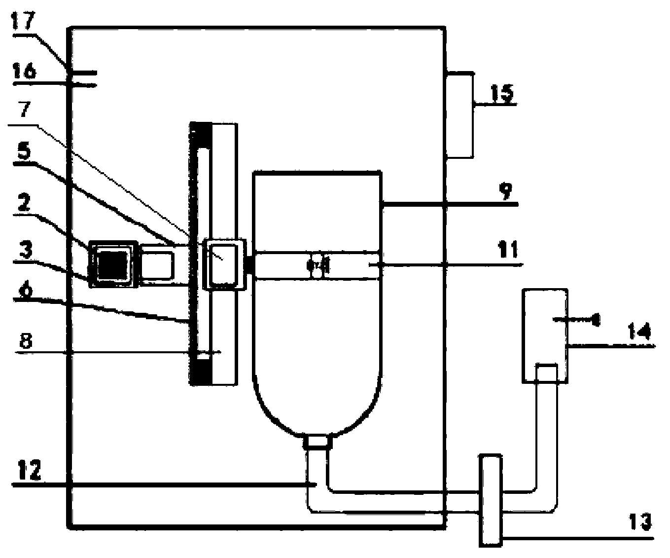 Multifunctional drainage automatic gas sample collector for toxic gas and gas collecting method