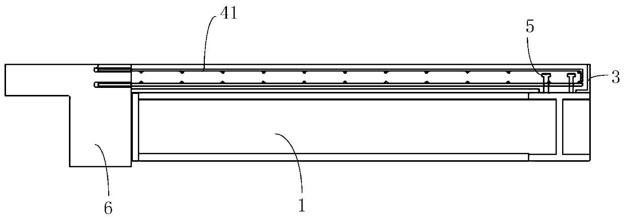 Complementary plate of existing overhang floor slab of building structure and construction method thereof