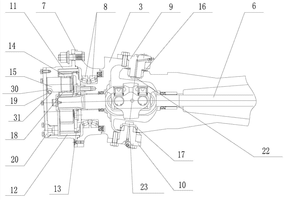 Front steering drive axle assembly