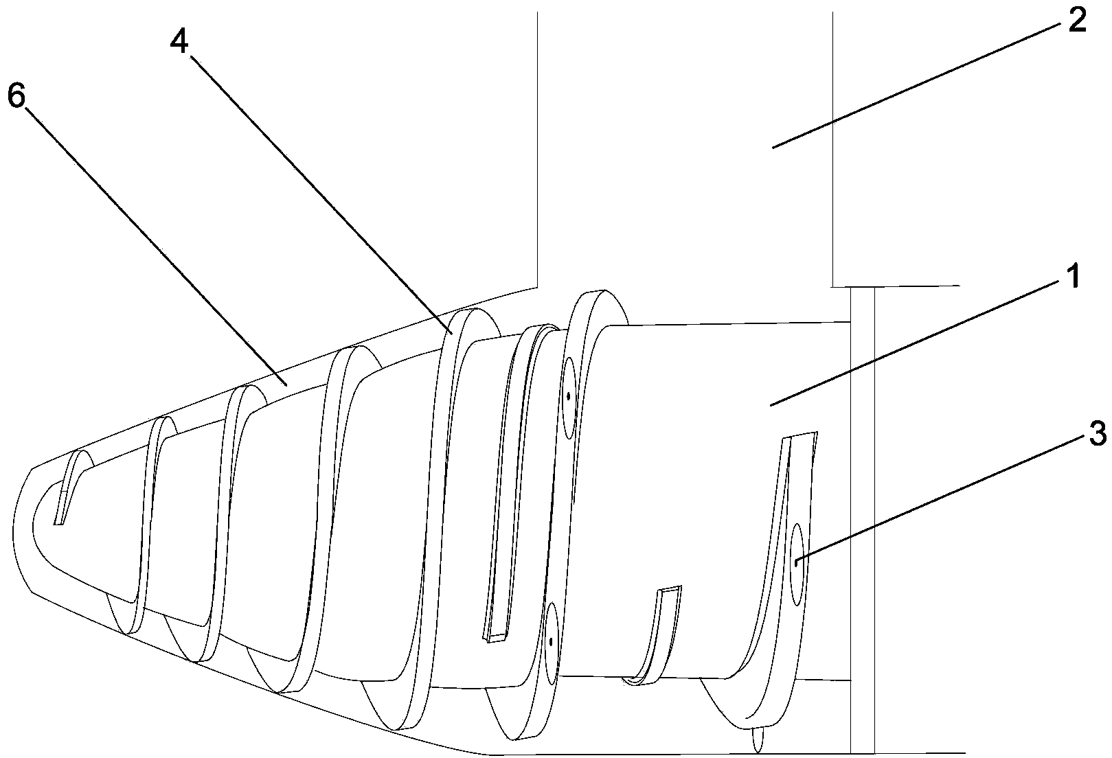 Feeding structure of juice extractor